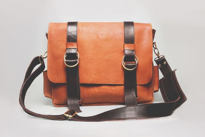 Leather Messenger Bag